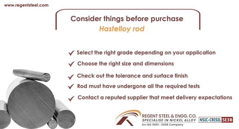 Consider things before purchase Hastelloy rod