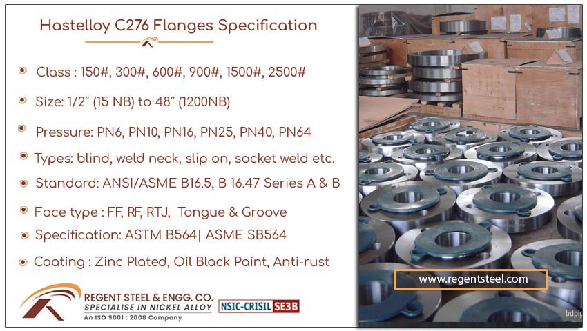 hastelloy c276 flanges specification