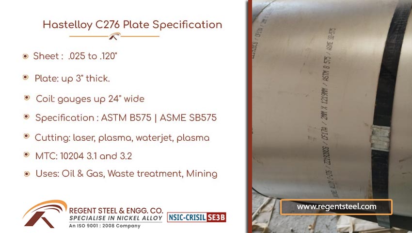 Hastelloy C276 Plate specification