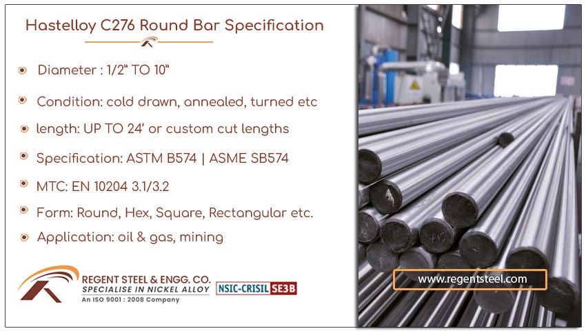 Hastelloy C276 round bar specification