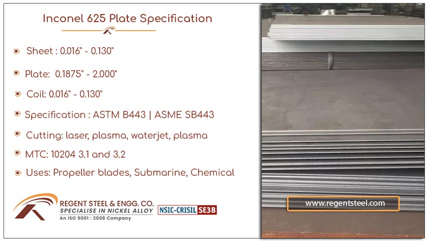 Inconel 625 Plate specification