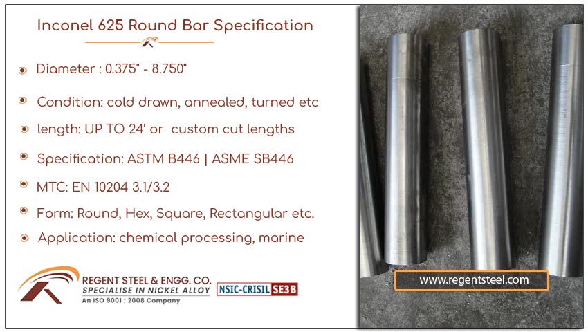 Inconel 625 round bar specification