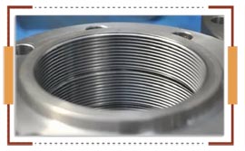 Inconel 800 threaded flange