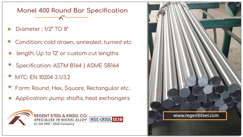 Monel 400 round bar specification