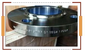 Polished nickel flange